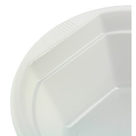 Tigela de Plastico PS Branco 300ml Ø11,9cm (100 Uds)
