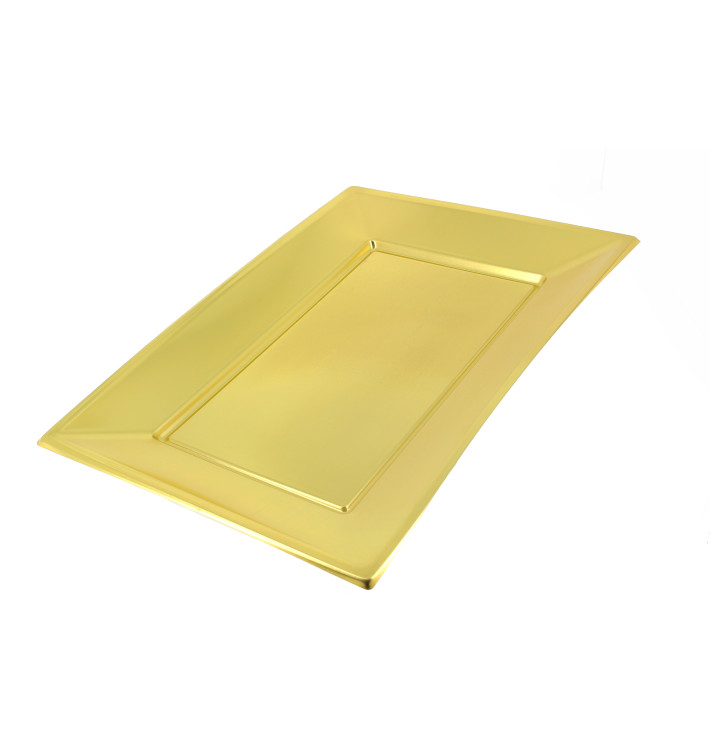 Bandeja de Plastico Ouro 330x230 mm 