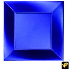 Prato Plastico Raso Azul PP 290mm (12 Uds)