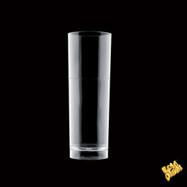 Copo Reutilizáveis SAN Tumbler Transp.200ml (6 Uds)