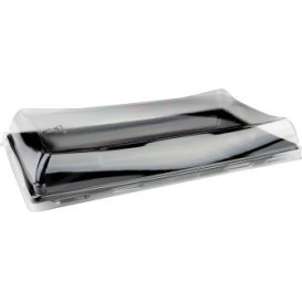 Tampa Plastico Trasp. Bandeja 12x22cm (300 Uds)