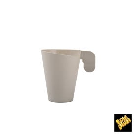 Chavena Plastico Café Design Creme 72ml (240 Uds)