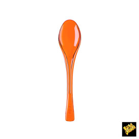 Colher de Plástico Fly Laranja Trans. 145mm (3000 Uds)