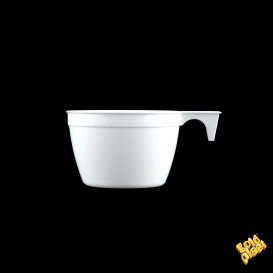 Chavena Plastico Cup Branco PP 90ml (50 Uds)