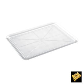 Bandeja Plastico Tray Transp. 37x50cm (4 Unidades)