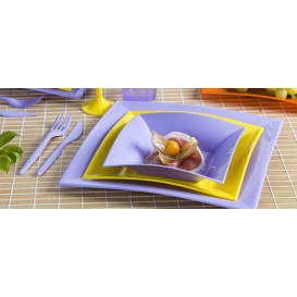 Bandeja de Plastico Lilás Nice PP 280x190mm (12 Uds)