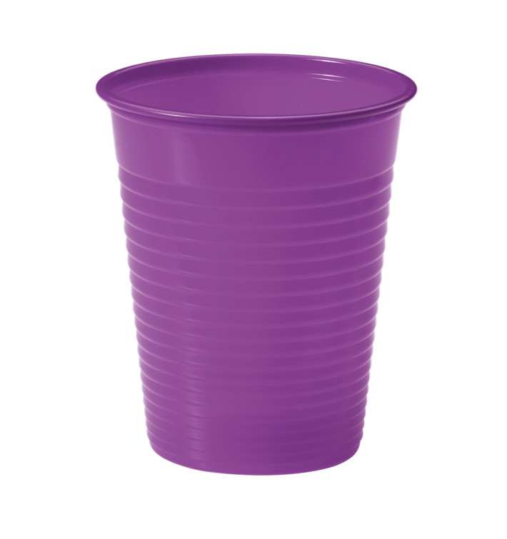 Copo de Plastico Violeta PS 200 ml (1500 Unidades)