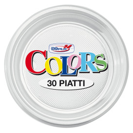 Prato Plastico PS Raso Transparente Ø220mm (780 Unidades)