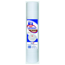 Tampa de Plastico PS Copo 80/100ml Ø5,7cm (2400 Uds)