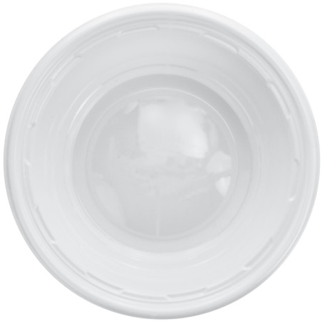 Tigela de Plastico PS Branco 180ml Ø11,5cm (1000 Uds)