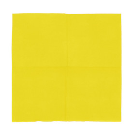 Guardanapos Papel Microdot Amarelo 20x20cm (2400 Uds)