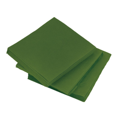 Guardanapos Cocktail de Papel Ponta-Ponta 20x20cm Verde (2400 Uds)