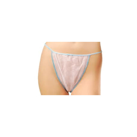 Tanga em TNT de PP Senhora  Grande  Branco (100 Uds)