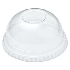 Tampa Cúpula Fechada PET Cristal Ø7,3cm (125 Uds)