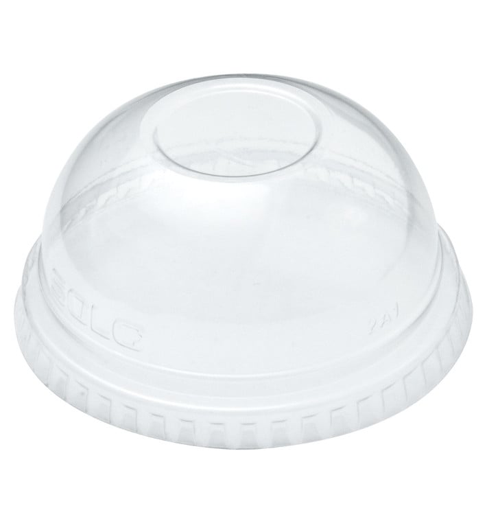 Tampa Cúpula Fechada PET Cristal Ø7,3cm (125 Uds)