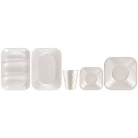 Bandeja Plastico PP "X-Table" 3C Pérola  330x230mm (2 Unidades)