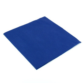 Guardanapos Papel Azul 2F Ponta-Ponta 33x33cm (1350 Uds)