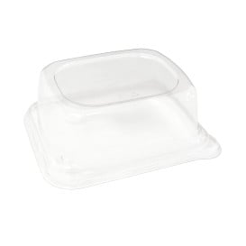 Tampa PET para Embalagem Cana-de-açúcar 14x14x5,5cm (300 Uds)