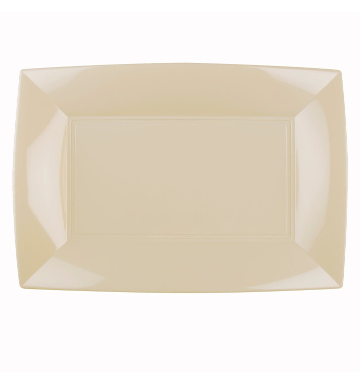 Bandeja de Plastico Creme Nice PP 345x230mm (60 Uds)