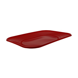 Bandeja Plastico "X-Table" Vermelho PP 330x230mm (60 Unidades)