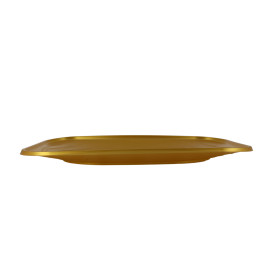 Bandeja Plastico PP "X-Table" Ouro 330x230mm (60 Unidades)