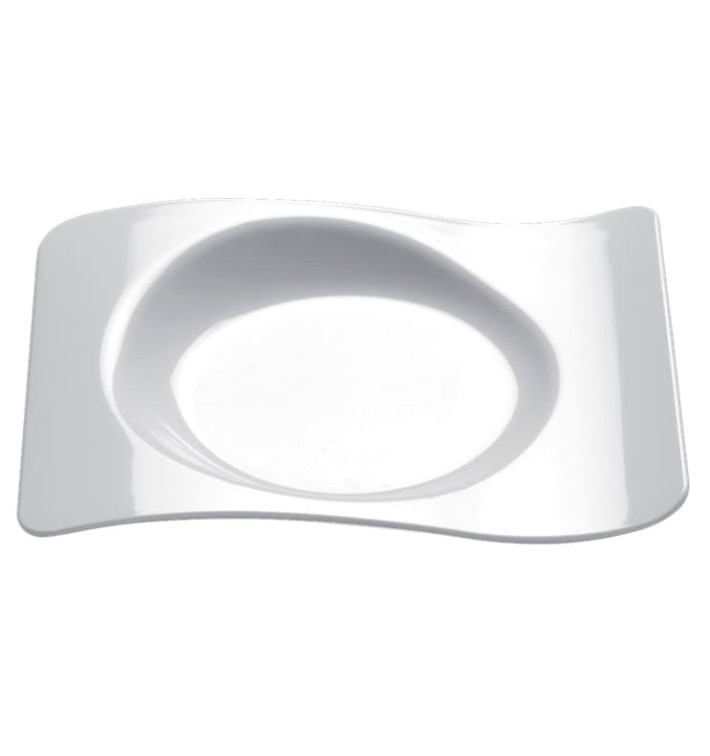 Prato Degustação Forma Branco 8,0x6,6 cm (500 Uds)