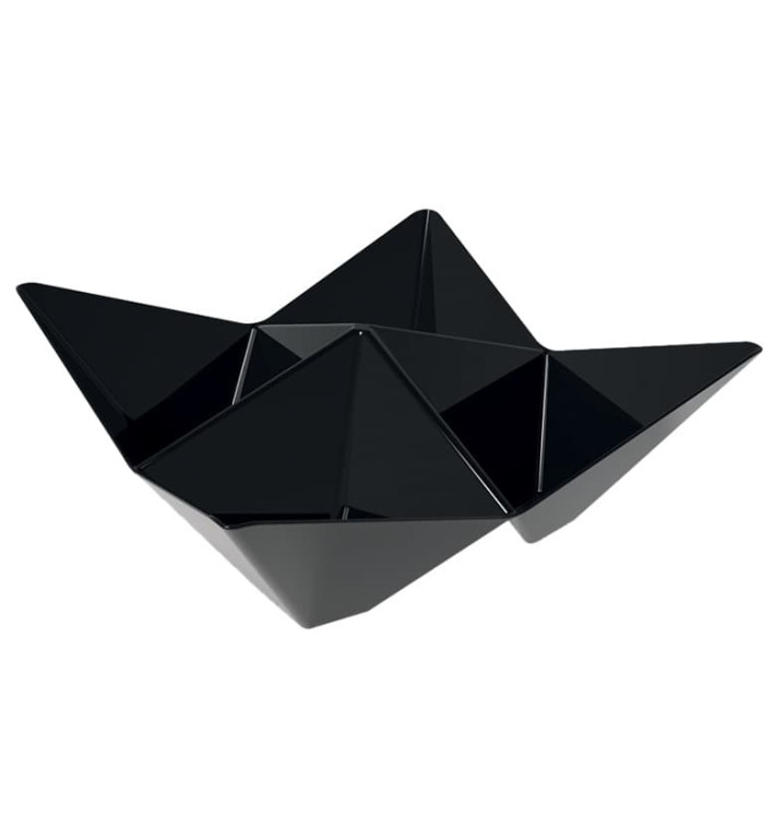 Copo Degustação Origami PS Preto 103x103mm (500 Uds)