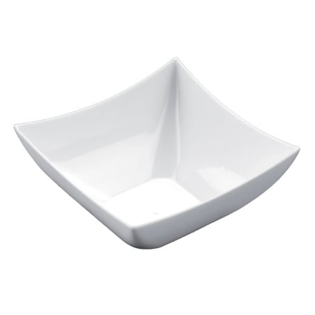 Tigela Degustação Reutilizável PS "Square" Branco 90ml 7,5x7,5cm (25 Uds)