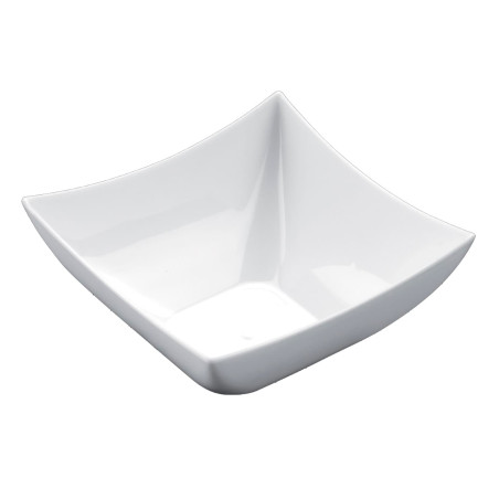 Tigela Degustação Reutilizável PS "Square" Branco 90ml 7,5x7,5cm (500 Uds)