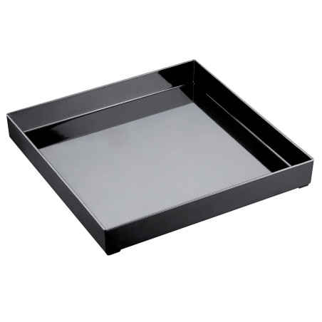 Bandeja Plastico Tray Preto 30x30cm (1 Unidades)