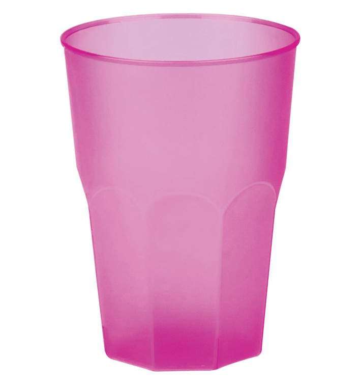 Copo Plastico "Frost" Fucsia PP 350ml (420 Uds)