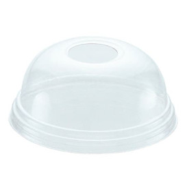 Tampa Cúpula Perfurada PET Cristal Ø8,1cm (1000 Uds)