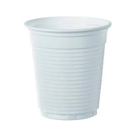 Copo de Plastico PS Branco 166ml Ø7,0cm (100 Unidades)