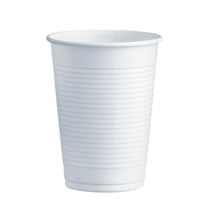 Copo de Plastico PS Branco 230ml Ø7,0cm (3000 Unidades)