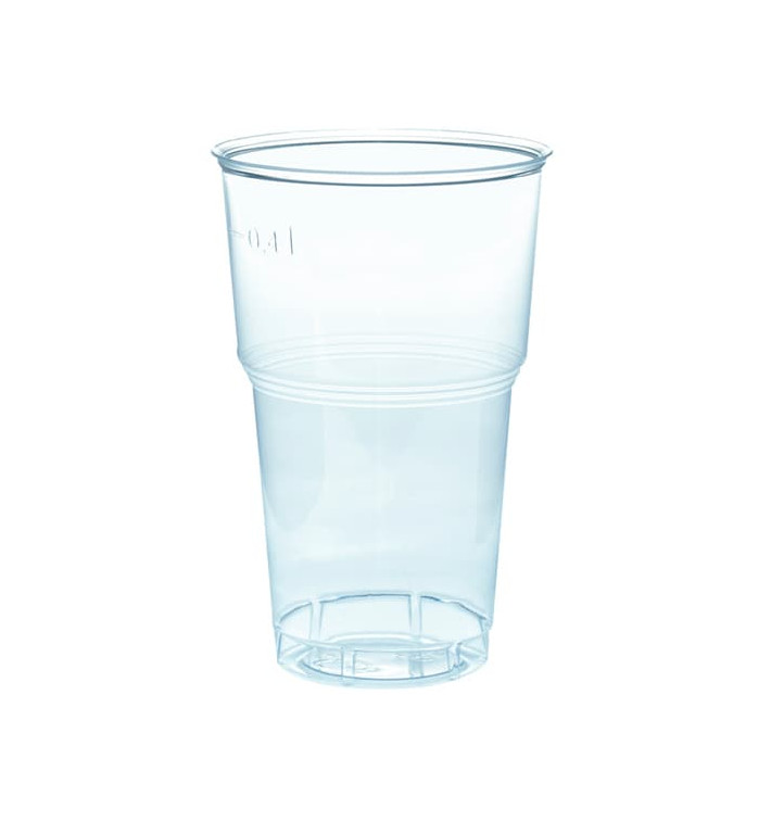 Copo Plastico PS Cristal Transparente 490ml Ø9,0cm (40 Uds)