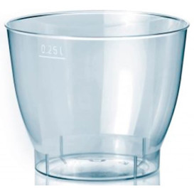 Copo Plastico Cristal Cool Cup PS 250ml (750 Uds)