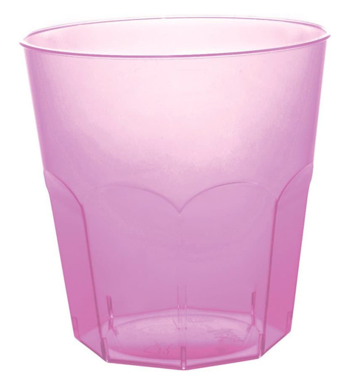 Copo Plastico Lilas Transp. PS  Ø73mm 220ml (1000 Uds)