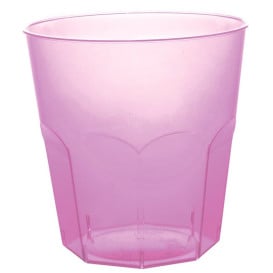 Copo Plastico Lilas Transp. PS  Ø73mm 220ml (50 Uds)