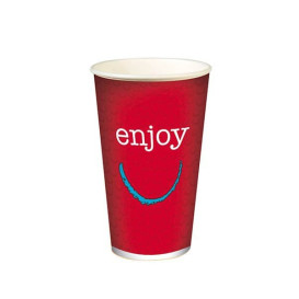 Copo Cartão Bebidas Frias 12 Oz/360ml "Enjoy" Ø8,0cm (2.000 Uds)