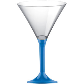 Copo PS Flute Cocktail Azul Transp. 185ml 2P (200 Uds)