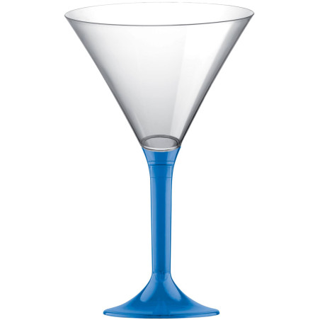 Copo PS Flute Cocktail Azul Transp. 185ml 2P (200 Uds)