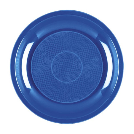 Prato Plastico Azul Mediterraneo Round PP Ø185mm (600 Uds)