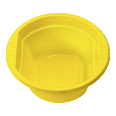 Tigela Reutilizável PS Amarelo 300ml Ø12cm (15 Uds)