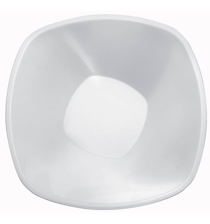 Tigela Plastico PP "Square" Branco 3000ml Ø27,7cm (30 Uds)