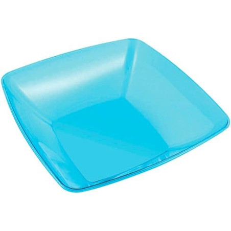 Tigela PS Cristal Duro Turquesa 3500ml 28x28cm (20 Uds)