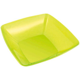 Tigela PS Cristal Duro Verde 3500ml 28x28cm (20 Uds)