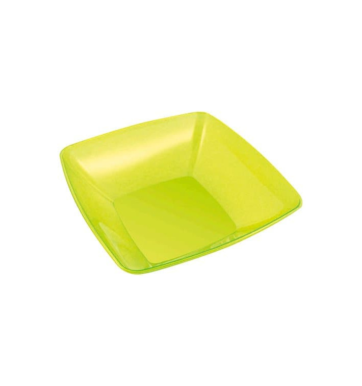 Tigela PS Cristal Duro Verde 3500ml 28x28cm (20 Uds)