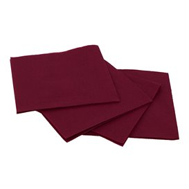 Guardanapos Papel Microdot Bordeaux 20x20cm (100 Uds)