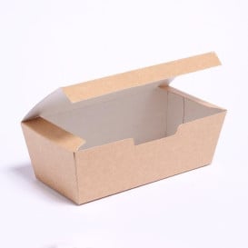 Caixa Take Away Kraft 16,5x7,5x6cm (600 Uds)