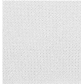 Guardanapos Papel Ponta Ponta Branco 25x25cm (50 Uds)